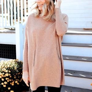 Garnet Hill Oversized Turtleneck Sweater